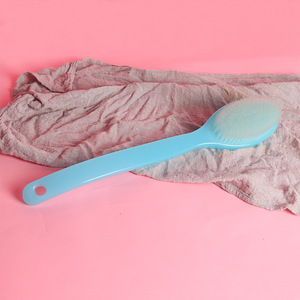 Cepillo de Baño Ovalado con Cerdas Suaves 38x7x4cm, Exfoliante de Plástico para Espalda, Herramienta de Masaje - Product Image 1