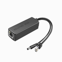 Aislamiento 1000Mbps PoE Splitter Adapter 5V 2A Tipo-C 5521 Out Industrial Gigabit PoE Splitter 5V