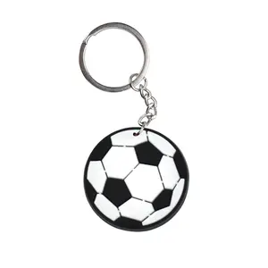 2024 Neues Produkt Benutzer definierte Werbe geschenke Günstige Cartoon Tier 2D Schlüssel anhänger China Soft Keyring 3D Gummi PVC Schlüssel bund