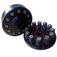 Accouplement à broches universel flexible et élastique (accouplement arrière) OEM pour concasseurs, pompes à eau et souffleurs 45 # Acier