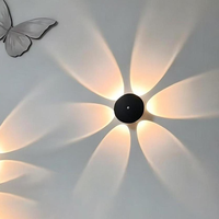 Applique Murale Florale Minimaliste Moderne 12CM pour Ambiance Couloir et Hall Dropshipping DDP