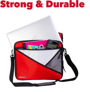 Case-it Black Portable Official <b>Briefcase</b> Business Trip Large-capacity Computer Bag Mighty Zip Tab Zipper Binder - Product Image 5