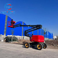 Plateforme élévatrice articulée électrique hydraulique 230 kg 10 m 12 m 14 m pour l'entretien des entrepôts