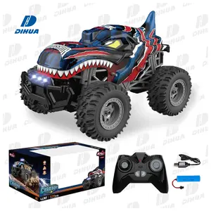 Carros a Control Remoto RC Trucks 1/14 Scale Monster Offroad Vehicle Radio Control Car Dinosaur Shape w/ Full Set Certification