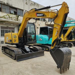 Mini-excavatrice Sany SY75C d'occasion d'origine chinoise, moteur Isuzu, machines de construction et d'agriculture, super performances, bien entretenue - Product Image 3