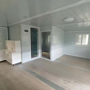 China 20Ft 40Ft Marco de acero Moderno Prefab Contenedor plegable Villa Ampliable Plegable Impermeable Dormitorio Sala de estar - Product Image 4