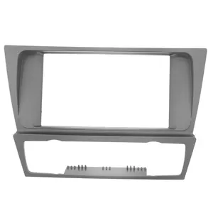 Fascia automotiva, painel estéreo para bmw 3 séries e90 e91 e92 e93 2004-2012, rádio dvd, gps, estéreo, montagem de traço