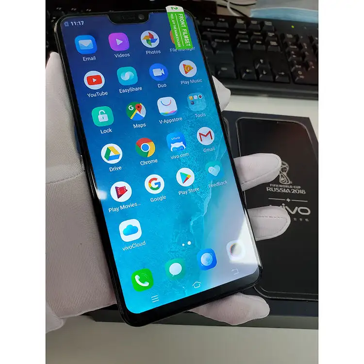 Original Wholesale Cheap Used Phone for Vivo x21 x21i x21s Second-hand Mobile phones 6.28 inch 4GB+128GB for bulk sale