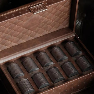 Caja de Regalo de Cuero para Empaque de Té, Serie Tratamiento Cortesía, Caja Vacía, Color y Logotipo Personalizables, Venta al por Mayor de Fábrica, Ideal para Compras y Alimentos - Product Image 4