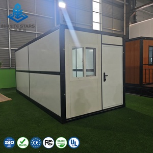Maison conteneur pliable mobile pour le stockage, l'hébergement de bureau, étudiants, réfugiés et projets de logement de secours - Product Image 3