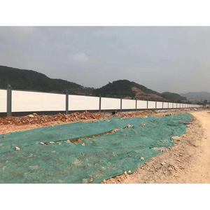 Valla de Acero para Construcción, Tipo Ensamblable, con Recubrimiento en Polvo, No Rellenable con Agua, para Proyectos Municipales - Product Image 1