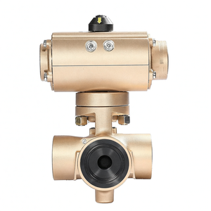 Vanne papillon pneumatique à retour de ressort Vanne papillon à commande pneumatique Siège en EPDM - Product Image 3