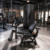 Appareil de musculation professionnel à charges guidées, combiné pour soulevé de cuisse assis et extension de jambe, pour l'entraînement des quadriceps