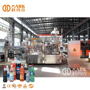 Complete Automatic Mini Carbonated Beverage Bottling Plant Filling Machine For Soft Drink Production Line