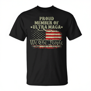 T-shirt promozionale vintage per Maga King - Orgoglioso membro della collezione Ultra for Maga - Product Image 2