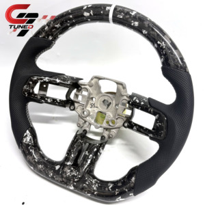 Volante de Fibra de Carbono Forjado para <span class=keywords><strong>Ford</strong></span> <span class=keywords><strong>Mustang</strong></span> GT V6 EcoBoost <span class=keywords><strong>Shelby</strong></span> GT350 GT500 2015 2016 2017 2018 2019 2020 <span class=keywords><strong>2021</strong></span> 2022 2023 - Product Image 2