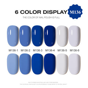 AILANUO UV Gel esmalte de uñas 6 colores colección deslumbrante no tóxico vegano DIY LED cura salón profesional uso OEM logotipo personalizado - Product Image 2