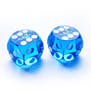 Bescon Dice Professional Precision Dice Round Corner 5/8" (16mm) with Random Serial Number, Precision Cut Dice 16MM