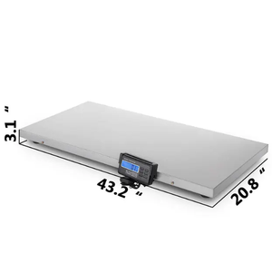 Balance au sol numérique pour animaux de compagnie à grande plate-forme Balance à plate-forme manuelle Balance électronique vétérinaire - Product Image 3