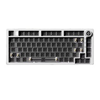 Clavier de jeu filaire Hi75C en aluminium avec kits Hot Swap, prix usine 2025, blanc