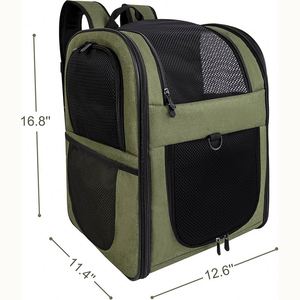 Échantillon gratuit : Sac de transport souple pour chat/chien/animal de compagnie, sacs de transport pliables pour grands chats/petits chiens avec bandoulière - Product Image 5