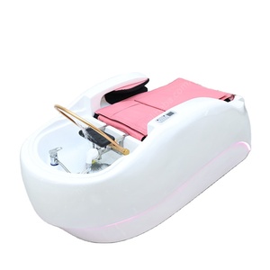 Estación de spa Kisen Premium Hair Auto Wash 4D Masaje de cuerpo completo Hidratación de vapor Panel táctil inglés Colores personalizados Voltaje global - Product Image 1