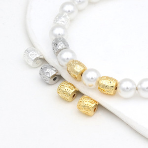 Collier/poignetière à perles en forme de patte de chat en cuivre plaqué or 18 carats/accessoire vestimentaire D139 - Product Image 3