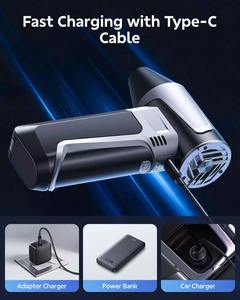 Mini Ventilador Turbo Jet de 16000 RPM con Motor sin Escobillas, Ventilador Turbo Portátil de Alta Velocidad, Velocidad del Viento 52M/S, Soplador Eléctrico, Removedor de Nieve, Secador de Aire - Product Image 4