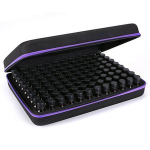 108 Essential Oils Carrying <b>Case</b> Holds 5ml 10ml 15ml Bottles <b>Hard</b> <b>Shell</b> Exterior EVA Essential Oils Storage Organizer Bag - Product Image 3