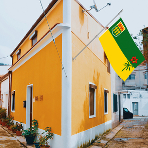 Drapeaux pennants du Saskatchewan en gros, 3x5 pieds, polyester 100D, personnalisables, livraison rapide d'un fournisseur fiable - Product Image 4