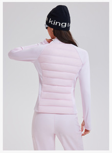 Customized <strong>Women's</strong> Casual Winter Down Jacket Goose Down Stand Collar <strong>Lightweight</strong> Puffer <strong>Coat</strong> Plus Size <strong>S</strong>-4XL - Product Image 2