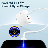 LDNIO Q7-MI Grosir Charger HyperCharge GaN 67W Multi-Port dengan Colokan US EU UK untuk Xiaomi