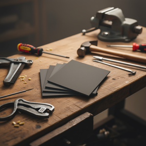 กระดาษทรายซิลิคอนคาร์ไบด์แบบมีกาวในตัว TTAKE Ab3044 ความละเอียด 220 กริต ขนาด 230x280 มม. สำหรับแผ่นขัด - Product Image 3