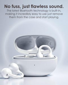 หูฟังบลูทูธแบบหนีบหู ป้องกันเหงื่อ สำหรับวิ่งและออกกำลังกาย - Product Image 1