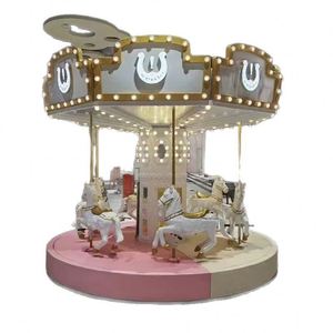 Nouveau manège pour enfants, équipement de parc d'attractions de luxe, cheval tournant en FRP et acier, Zhengzhou - Product Image 5