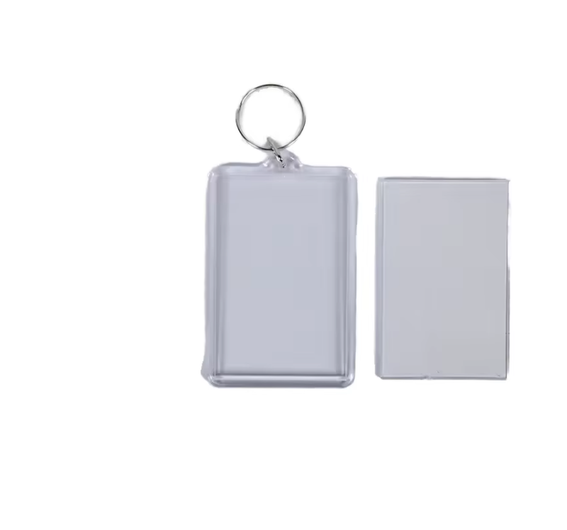 Custom DIY Plastic Keychain Personalized Digital