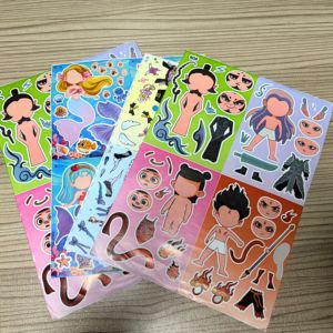 Autocollants décoratifs personnalisés sur le thème des dessins animés, draps de lit et autocollants en vinyle découpés - Product Image 6