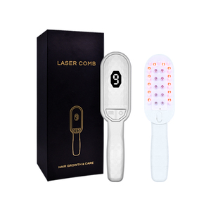 Masaje de vibración más vendido, activar el cuero cabelludo, luz roja, masajeador de cabeza de cabello anticaída, el mejor peine eléctrico para el crecimiento del cabello con láser - Product Image 1