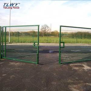 2025 precio al por mayor evento extraíble Puerta <span class=keywords><strong>de</strong></span> malla <span class=keywords><strong>de</strong></span> alambre cercado temporal con puerta al aire libre 6 pies 8 pies 10 pies <span class=keywords><strong>de</strong></span> alto <span class=keywords><strong>para</strong></span> la construcción - Product Image 6