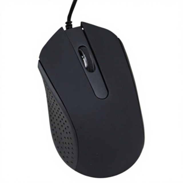 AE01 USB Optical Sensor Wired Mouse-3 Buttons 1 Roller-Ergonomic Design for Office Gaming Laptop Desktop Use