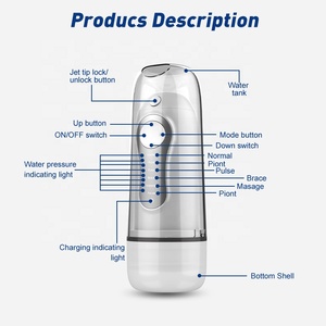 Hydropulseur électrique sans fil à piles, étanche IPX7, pour soins dentaires à domicile et en voyage – Vente en gros à prix réduit - Product Image 2