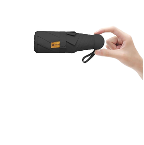 Paraguas Plegable Manual con Logotipo Personalizado, Mini, con Estuche de Almacenamiento de EVA, Resistente al Agua, al Viento y al Sol - EHUNT - Product Image 1