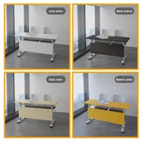 Ensemble table et chaises pliantes pour formation, table de conférence, bureau, multifonctionnel, mobile, table longue à assembler, petite table pour cours de tutorat, hôtel