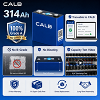 Cellule de batterie LiFePO4 CALB 3.2V 314Ah certifiée BIS Grade A, 8000 cycles, pour le marché indien des systèmes de stockage d'énergie solaire (ESS), prix direct, faible MOQ