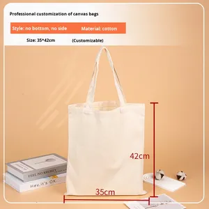 Borsa Tote in Tela di Cotone Personalizzata con Chiusura a Cerniera Resistente all'Acqua e Logo Personalizzato - Product Image 6