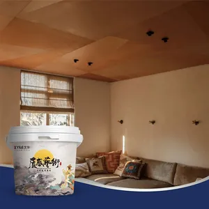 집 그림 라임워시 페인트 파우더 질감이있는 내부 벽 방수 페인트