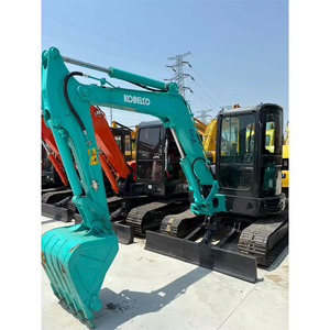 Miniexcavadora de 5.5 Toneladas Kobelco Sk55 Sk75 Usada en Venta, Maquinaria de Construcción de 7.5 Toneladas de Segunda Mano - Product Image 3