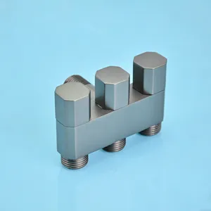 Desviador de Agua Automático de Latón Moderno 1 Entrada 2 Salidas con Paro Automático, Ahorro de Agua, Fácil Instalación para Bañera de Baño - Product Image 4