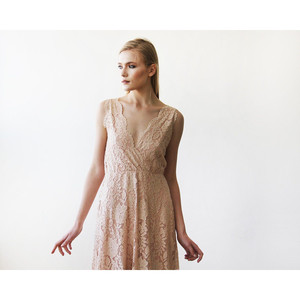 Abito senza maniche color blush # 1150 - Product Image 2