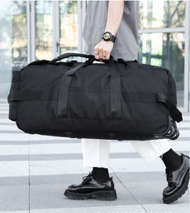 กระเป๋าเดินทางแบบมีล้อขนาดใหญ่ ทำจากไนลอน กันน้ำ เป็นมิตรกับสิ่งแวดล้อม เหมาะสำหรับเดินป่า ตั้งแคมป์ และพกพาสัมภาระ - Product Image 5